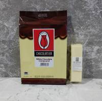 TULIP White Compound ไวท์ช็อกโกแลต แบ่งบรรจุ 200 กรัม**สินค้าเป็นถุงแบ่งบรรจุนะคะ ไม่ใช่ถุงจากบริษัท**