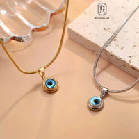 สร้อยคอกระดูกไหปลาร้าดีไซน์แฟชั่น Evil Eye สไตล์โบฮีเมียน วัสดุไทเทเนียมสตีล ราคาคุ้มค่าแต่หรูหรา เครื่องประดับเท่และทันสมัย จัดส่งจากประเทศไทยภายใน 24 ชั่วโมง