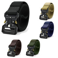 เข็มขัดผู้ชาย เข็มขัดทหาร เข็มขัดปีนเขา เดินป่า เข็มขัดรปภ เข็มขัดยุทธวิธี ยาว 49 นิ้ว ยาว125 CM กว้าง 3.8CM หนา 2.7mm