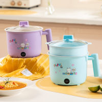 หม้อไฟฟ้า อเนกประสงค์ หุงข้าว ต้ม ผัด ทอด อุ่น ตุ๋น นึ่ง ขนาด 1.0ลิตร ครบจบในหม้อเดียวน No.18A