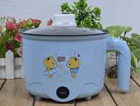 หม้อเทปล่อน หม้อสแตนเลส หม้อไฟฟ้าไม่มีซึ้ง หม้ออเนกประสงค์ ต้ม ทอด ผัด หุง 1.8ลิตร