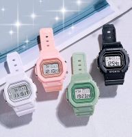 นาฬิกาข้อมือ นาฬิกาดิจิตอล นาฬิกาแฟชั่น อิเล็กทรอนิกส์ มีไฟ LED แบบแฟชั่น ins ใส่เล่นกีฬา สำหรับผู้ชายและผู้หญิง