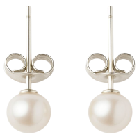 ต่างหูไข่มุกเงินสเตอร์ลิง 925