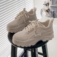 2025รองเท้าผ้าใบสตรีส้นสูงสีขาวสูง 5 ซม. High Heel (5cm)