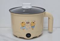 หม้อไฟฟ้า หม้ออเนกประสงค์ หม้อสุกี้ ต้ม ผัด ทอด ไม่มีซึ้ง 18ซม.จุ700ml