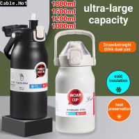 กระติกเก็บเย็น 1.8L/1.5L กระติกน้ําเก็บอุณหภูมิ กระติกน้ำ สแตนเลสเกรด 316 ขวดน้ําสแตนเลส กระติกน้ําพกพา ขวดน้ํา กระติกน