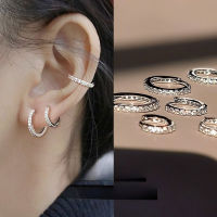 ต่างหูกระดุม ชุบทอง 18k 6 8 10 มม. อุปกรณ์เสริมเครื่องประดับ