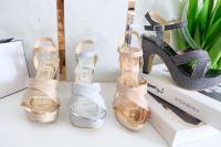 รองเท้าส้นสูง 4 นิ้ว งานกริตเตอร์ สวยมาก