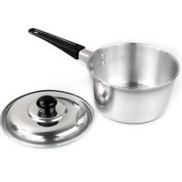 หม้อ หม้อต้ม หม้อโจ๊ก หม้อด้าม หม้อสแตนเลส พร้อมฝาปิด ขนาด18, 20,22ซม.ใช้กับเตาแก๊ส เตาถ่าน