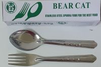 802 ช้อนส้อมสแตนเลส 12คู่ (ช้อน12คัน ส้อม12คัน)