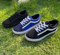 รองเท้าผ้าใบทรงแวน แฟชั่นผู้ชาย OLD SCHOOL พื้นหนา