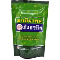 มังกรบิน ชาเขียวนม ชาเขียวมังกรบิน ผงชาปรุงสำเร็จ​ ขนาด​ 200​ กรัม