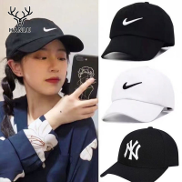 Hanlu หมวกเบสบอลปักแฟชั่นหมวกบังแดดสำหรับผู้ชายหมวกกันแดดเดินทางหมวกเบสบอลสำหรับกลางแจ้งของผู้หญิงหมวกบังแดด